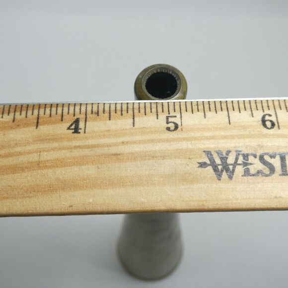 Brass Fire Hose Nozzle Vintage 13" Tall Conical Horn Shaped - Picture 5 of 10